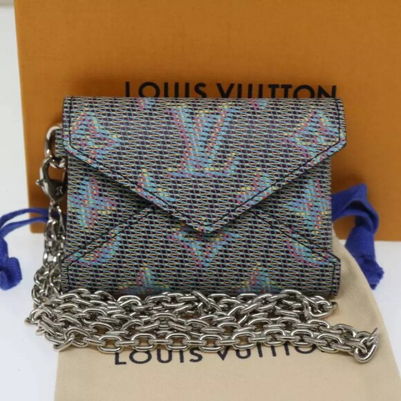 LOUIS VUITTON Monogram LV Pop Kirigami Necklace Blue N60278 LV Auth ac2845 - Picture 16 of 16
